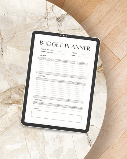 The Shared Income & Budget Planner for Couples - Digital